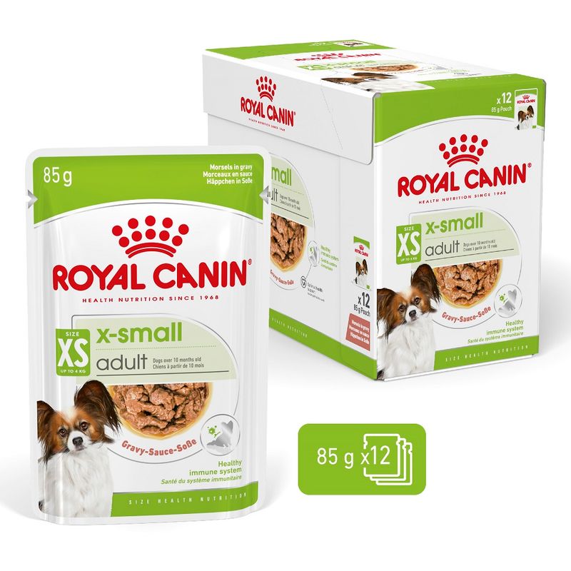 Royal Canin X-Small Adult in Gravy 12 x 85g