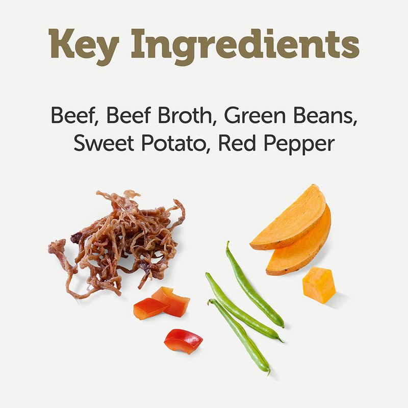 Applaws Taste Toppers in Broth 12 x 85g Beef with Green Beans, Sweet Potato & Red Pepper