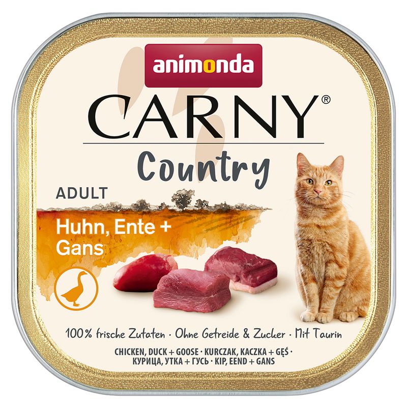 animonda Carny Country Adult Multipack 6 x 100g Farmhouse Variety (3 Flavours)