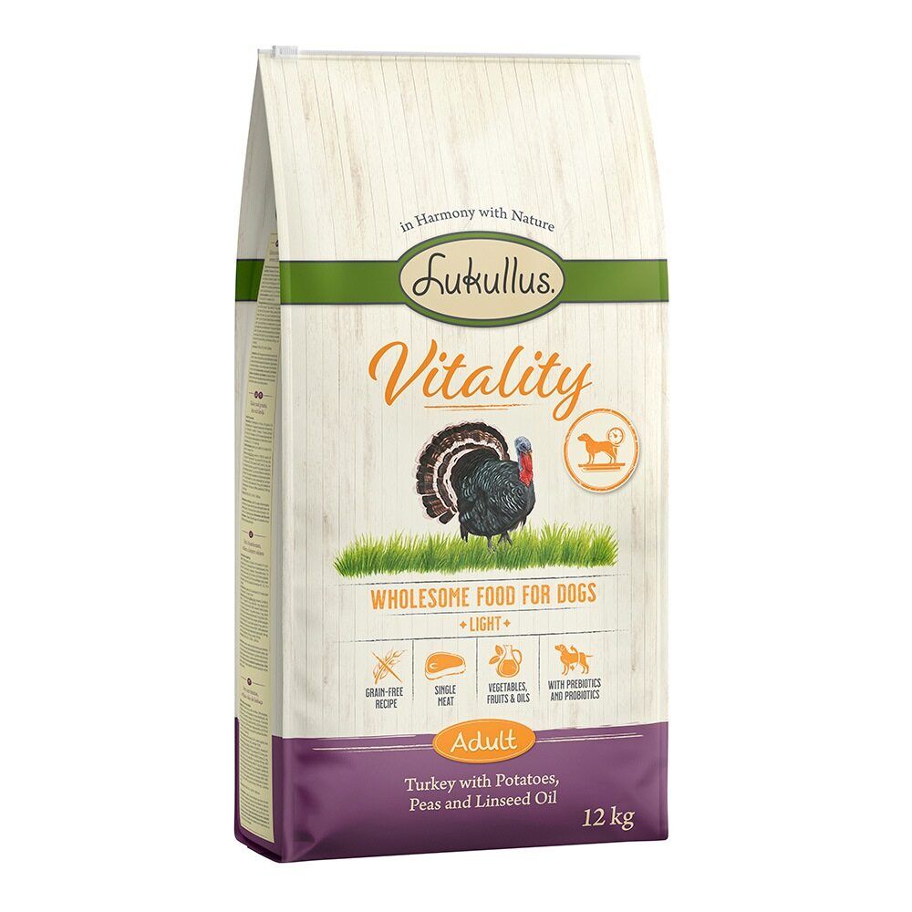 Lukullus Vitality Adult Grain-Free Light Turkey 1kg