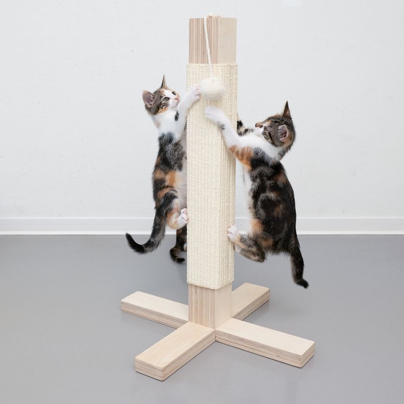 Modern Living Manhattan Scratching Post Cream
