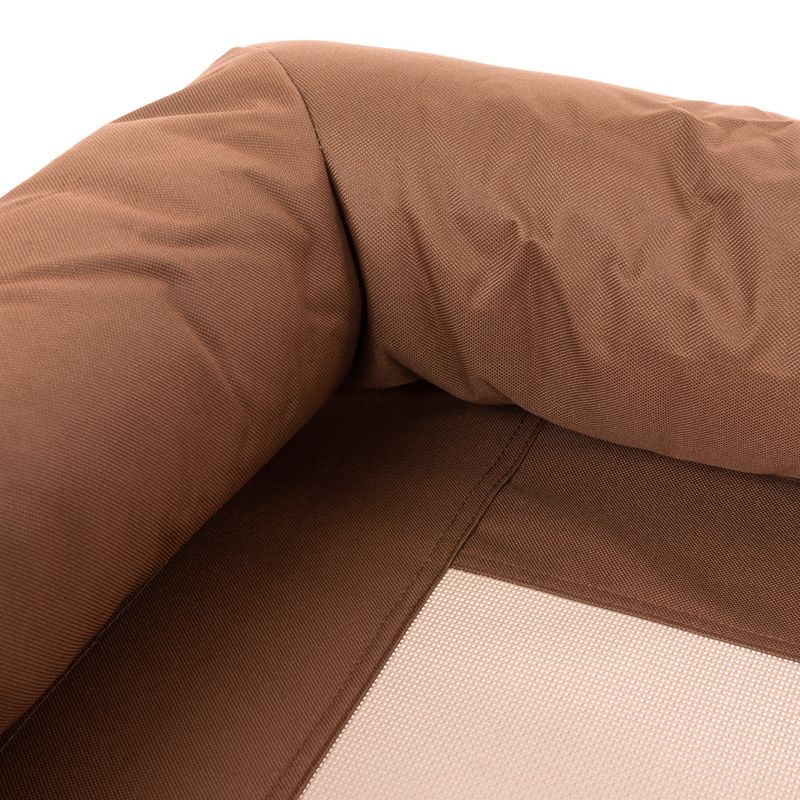 TIAKI dog sofa Sun Cream Size L: L 91 x W x H 76 x 18 cm