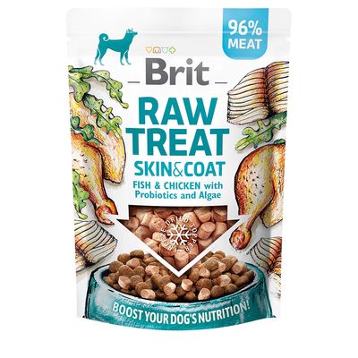 Brit Raw Treat - Skin & Coat with Fish & Chicken 40g