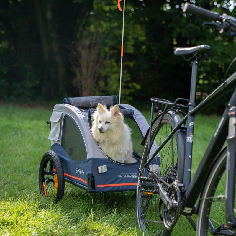HAFENBANDE Cabby M Bicycle Trailer incl. 2 couplings 125 x 67 x 105 cm (L x W x H) / up to 25kg