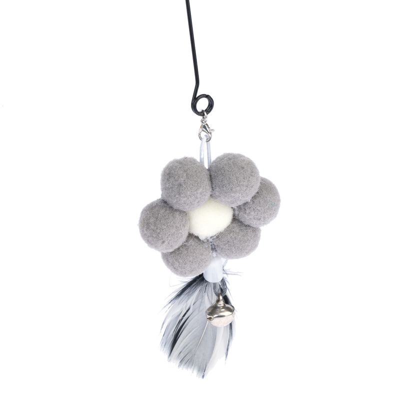 zooplus Basics 4-in-1 Interactive Cat Toy Dangler (95cm), 4 Attachments (each 15cm)