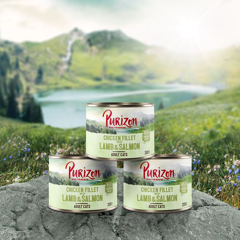 Purizon Adult 6 x 200g Chicken Fillet with Turkey & Salmon