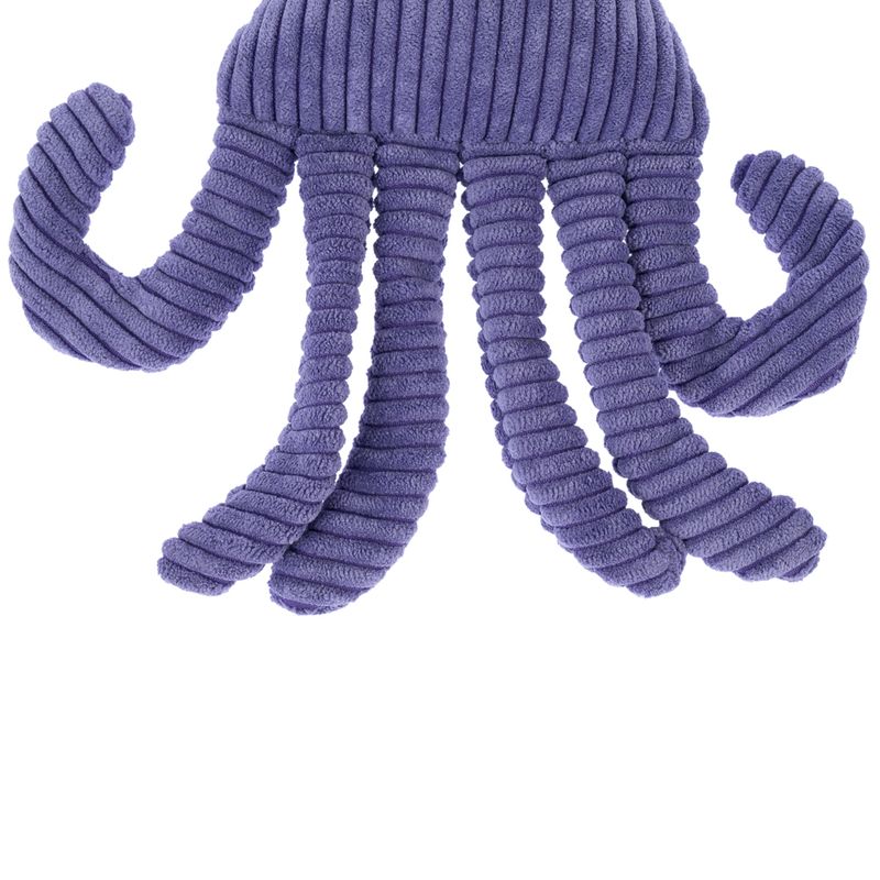 TIAKI Hook Corduroy Squid Dog Toy approx. 29 x 12 x 5 cm (L x W x H)