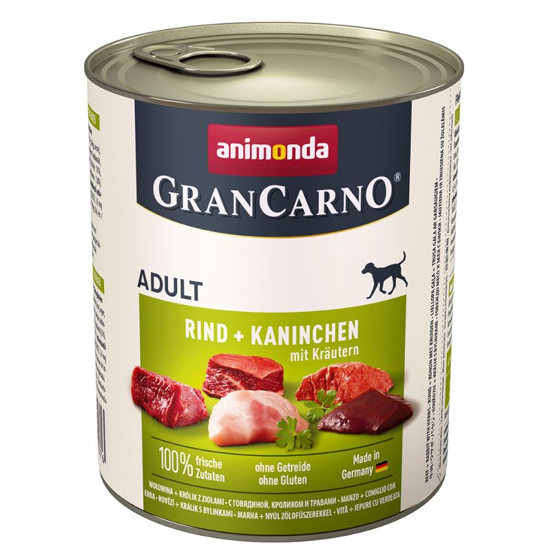 animonda GranCarno Original Adult 6 x 800 g Mix package 3 (3 varieties)