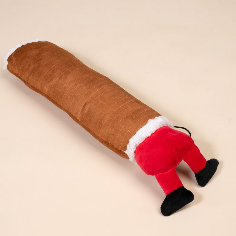 TIAKI Santa's Chimney Plush Dog Toy approx. 48 x 11 x 8 cm (L x W x H)