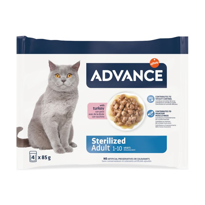 Advance Feline Sterilised Turkey 12 x 85g