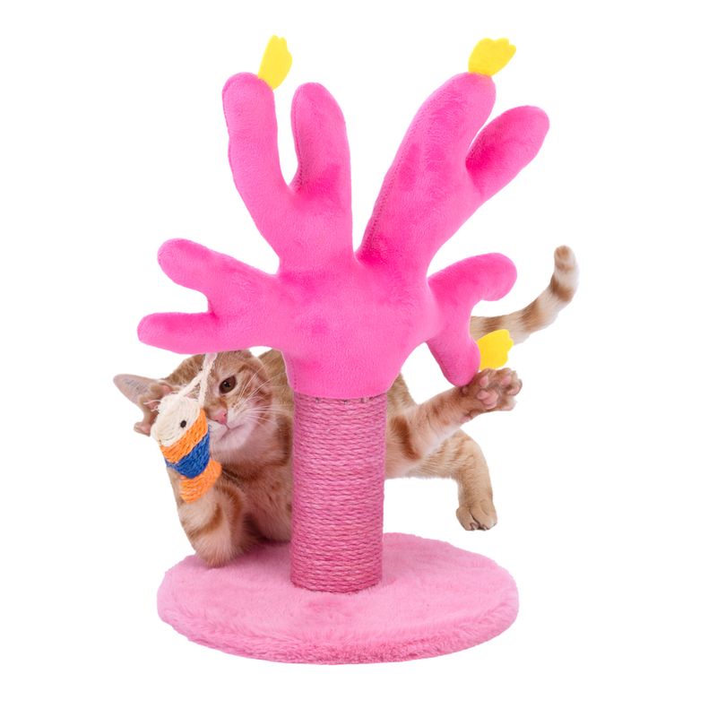 TIAKI Coral Cat Scratching Post diameter 25.9 x (H) 45 cm