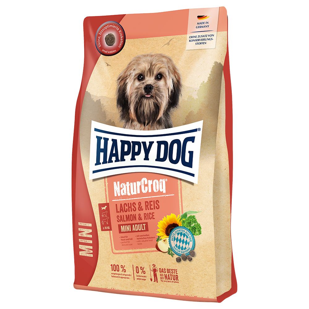 Happy Dog NaturCroq Mini Adult Salmon & Rice 800g