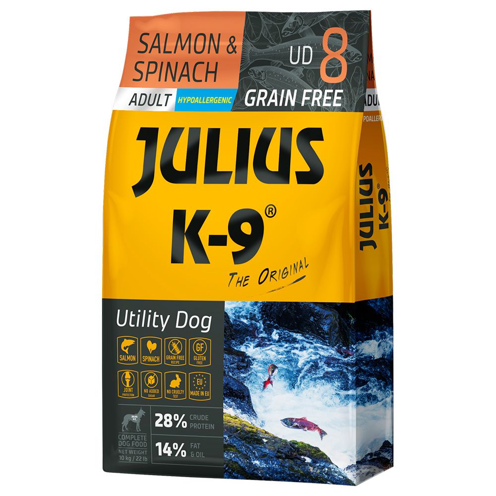 JULIUS K-9 Adult Salmon & Spinach 10kg