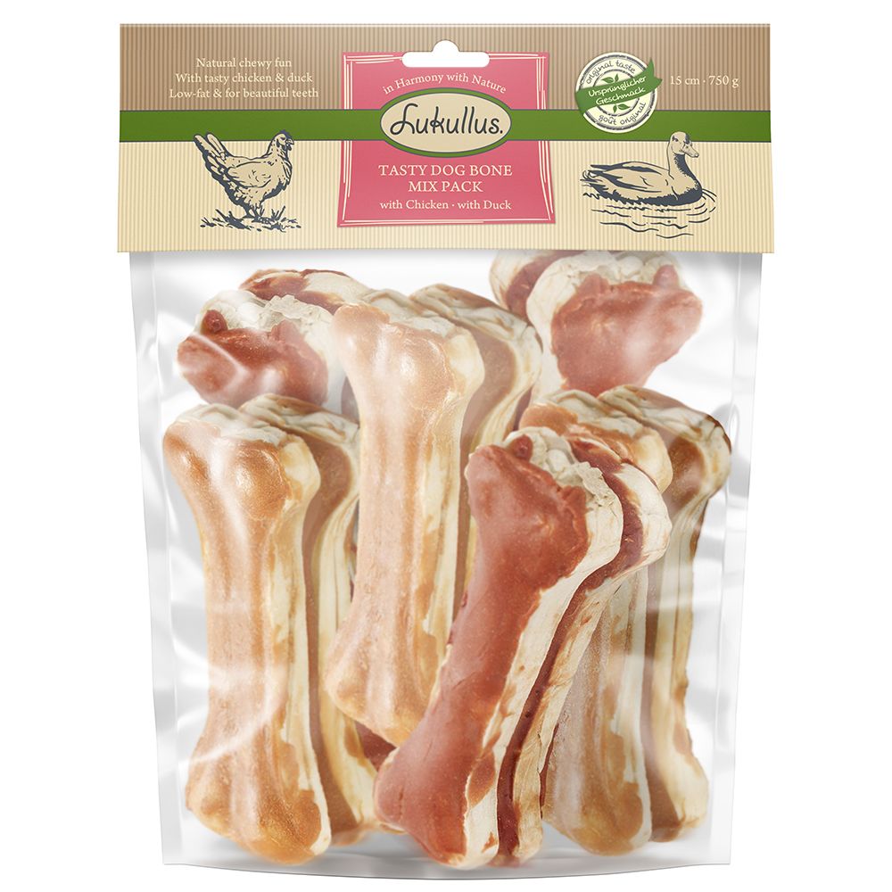 Lukullus Dog Bones Big Pack 750g Chicken 5cm