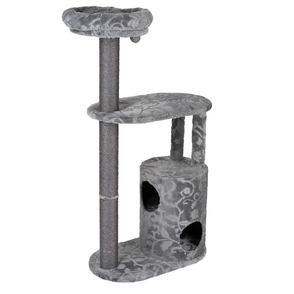 Royal Silver Cat Tree Grey / Floral