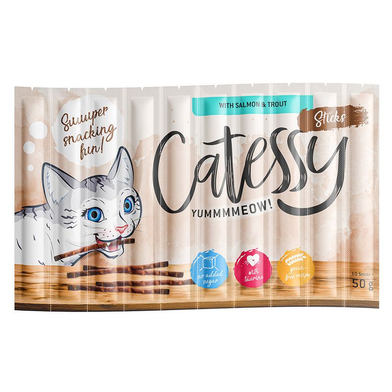 Catessy Sticks 10 x 5g with Poultry & Liver