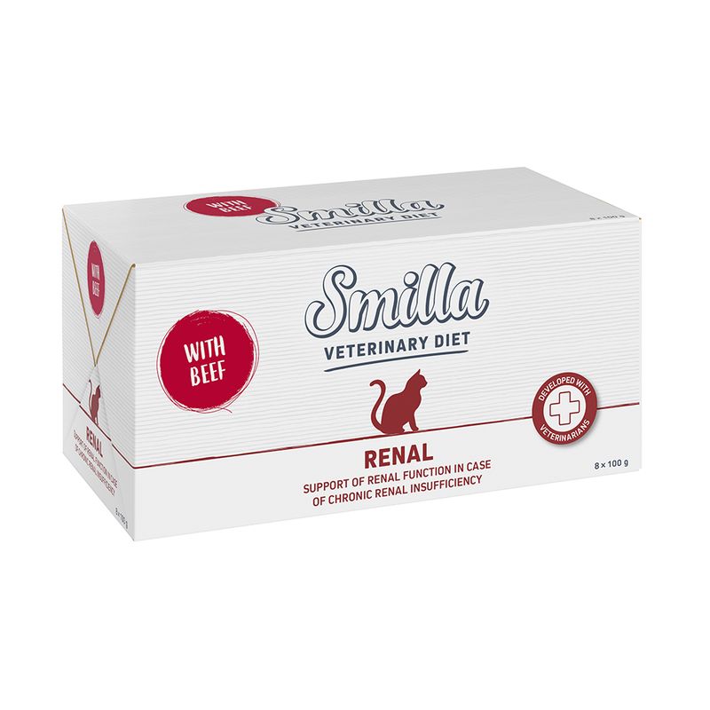 Smilla Veterinary Diet Renal with Beef: 8 x 100g