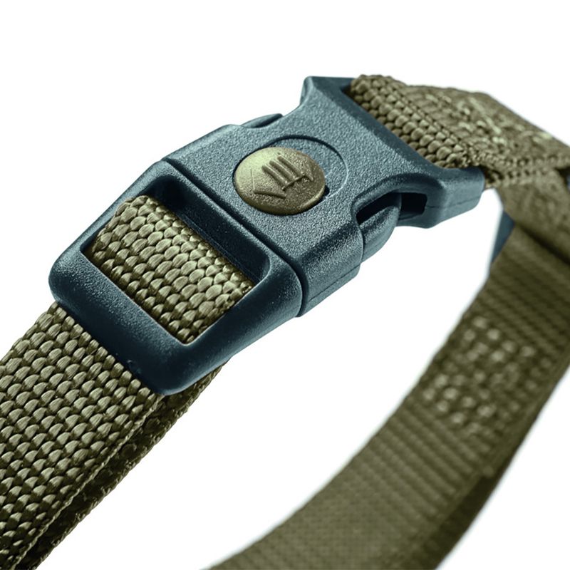 HUNTER Set: London Collar + London Lead – Olive Green Vario Basic Size S + Lead 200cm / 10mm