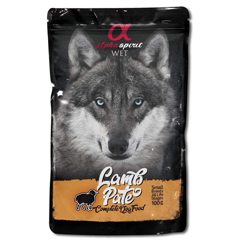 alpha spirit Multi-Flavour Pouch for Dogs 10 x 100 g