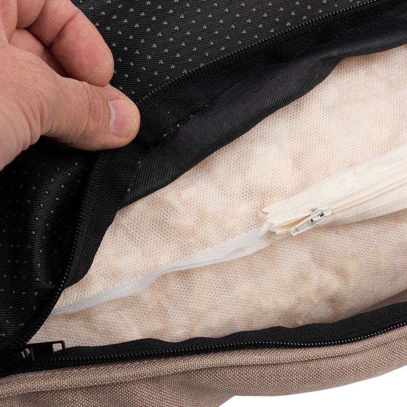 TIAKI Memory Foam Dog Mattress - Beige S: 80 x 60 x 17cm (L x W x H)