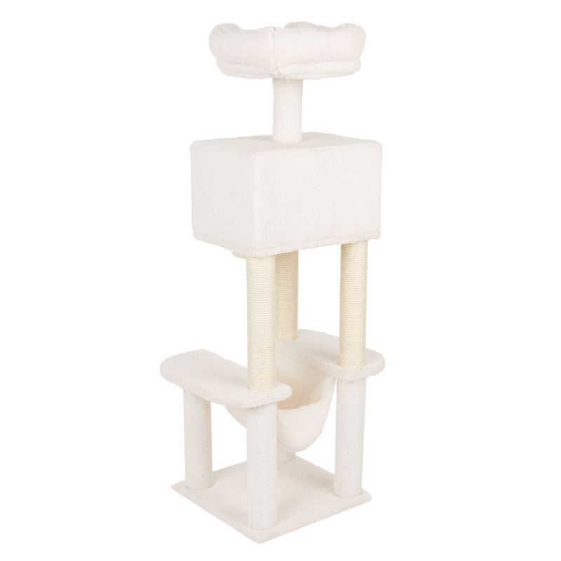 La Digue II Cat Tree Wool White