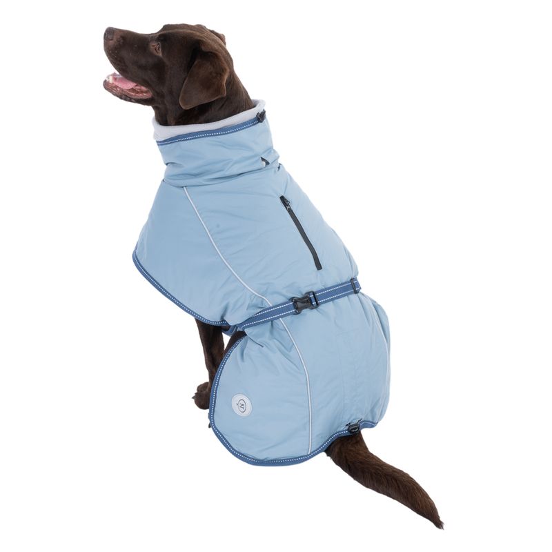 Nomad Tales Bloom Dog Coat - Sky Blue approx. 35cm (Back Length)