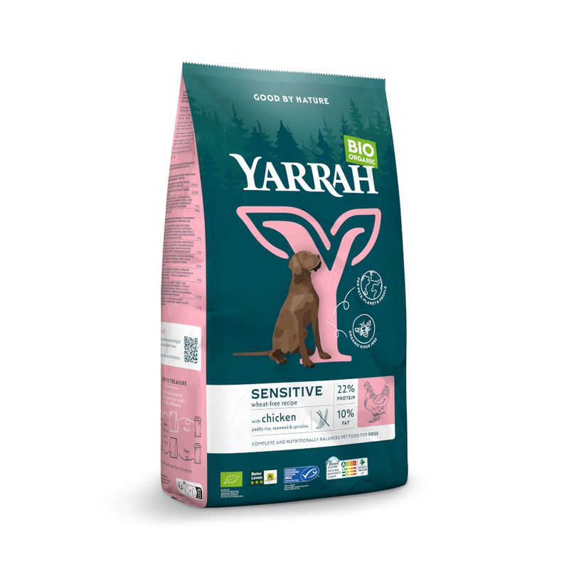 Yarrah Organic Sensitive with Organic Chicken & Organic Rice 2kg