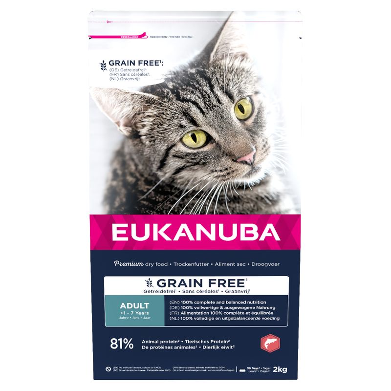 Eukanuba Adult Grain-Free Rich in Salmon 2kg