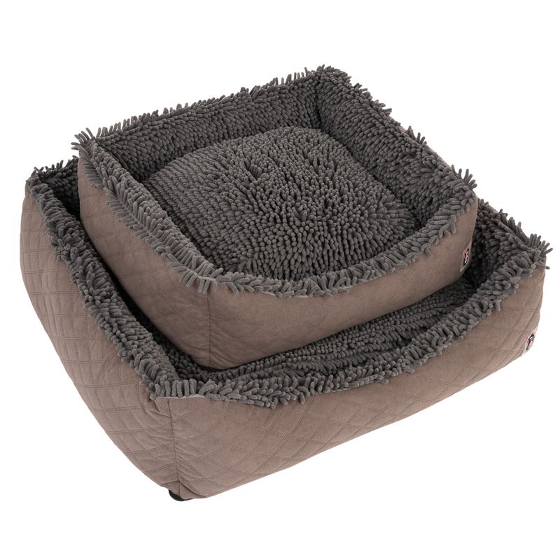 TIAKI Dog Bed Chenille L 65 x W x H 60 x 18 cm