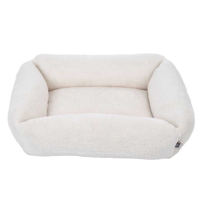 TIAKI Lazy Bear Dog Bed – Ecru Size M: 70 x 55 x 20cm (L x W x H)