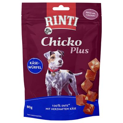RINTI Chicko Plus cheese & duck cubes 80 g