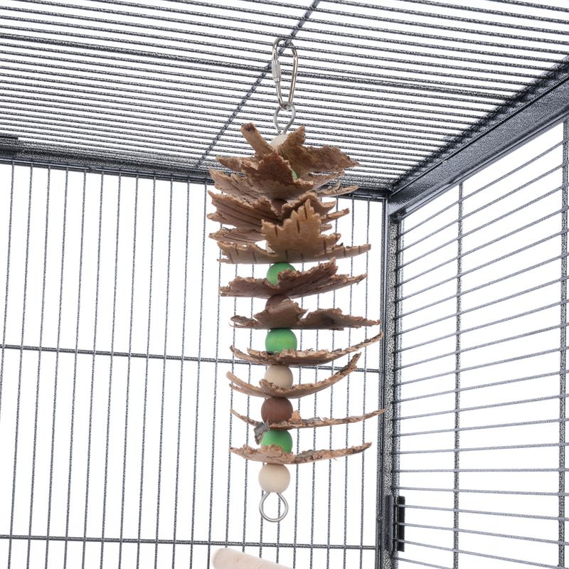 TIAKI Maple Leaf Kebab Nibble Toy for Birds approx. 8 x 5 x 24cm (L x W x H)