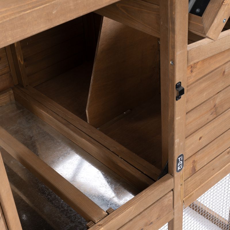 TIAKI Ranch Wooden Chicken Coop (Optionally Expandable) Attached Enclosure: 116 x 78 x 89.8 cm (L x W x H)