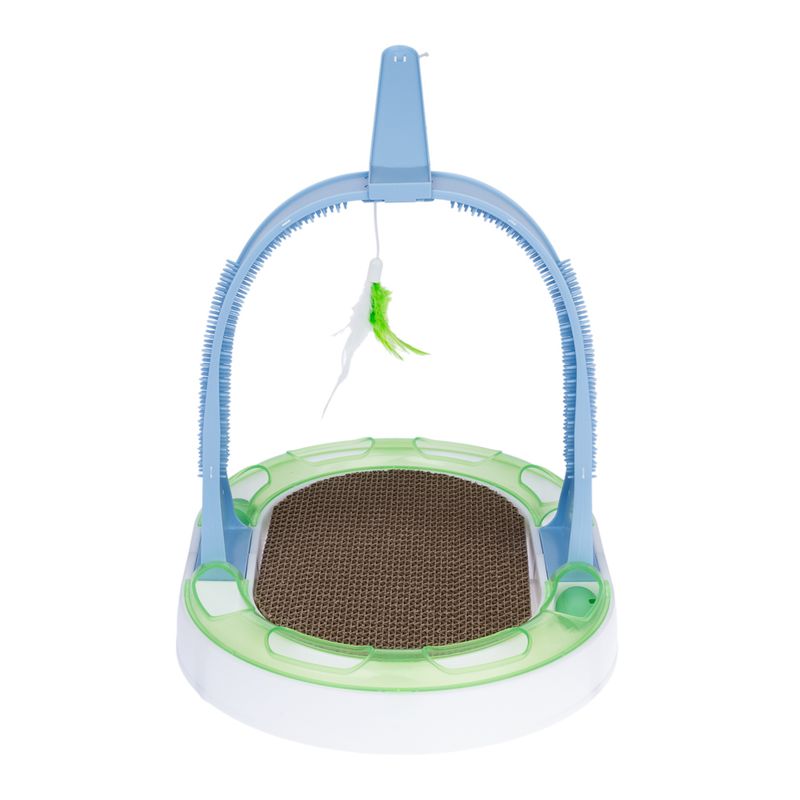 TIAKI Interactive 3-in-1 Cat Scratcher Toy 40 x 30 x 31.5 cm (L x W x H)