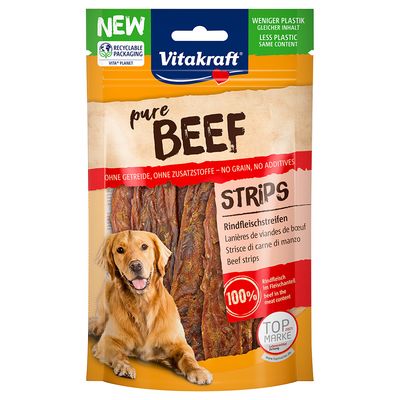 Vitakraft Pure Beef Strips 80g