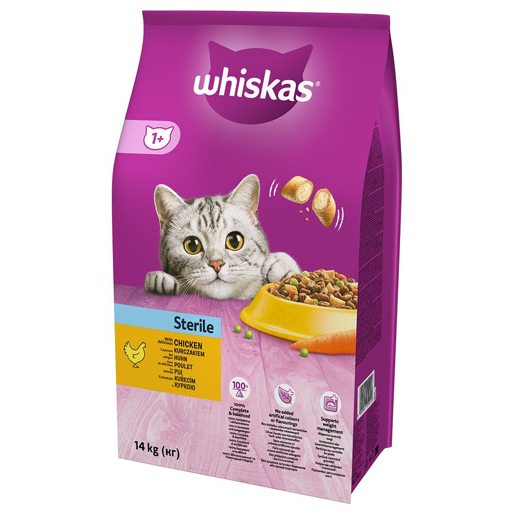 Whiskas 1+ Sterile Chicken 14kg