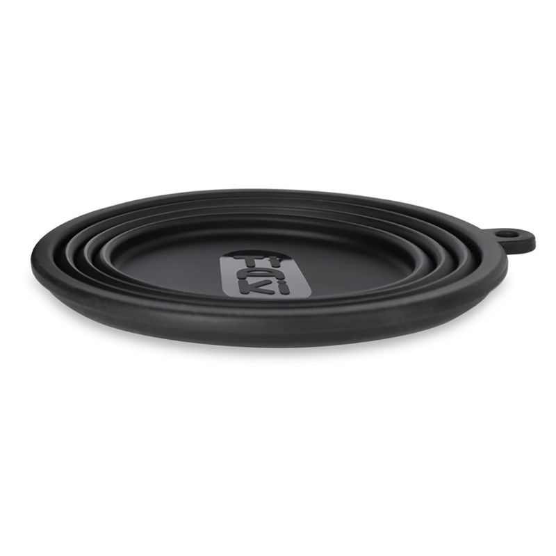 TIAKI Black Silicone Travel Bowl 500ml