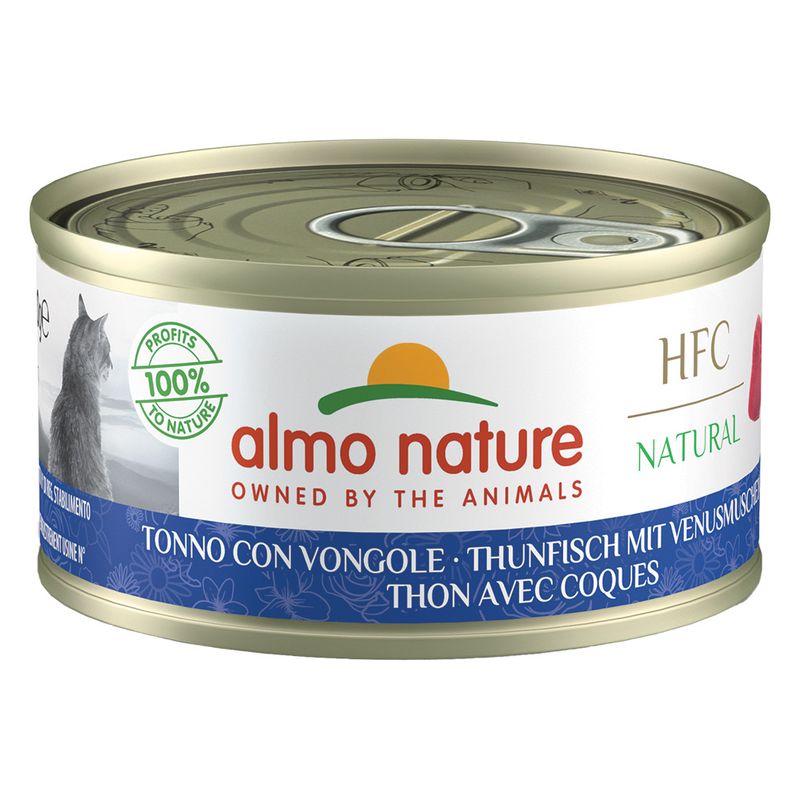 6 x 70g Almo Nature HFC Natural Wet Cat Food - 5 + 1 Free! * Chicken Mixed Pack (3 Varieties) (6 x 70g)