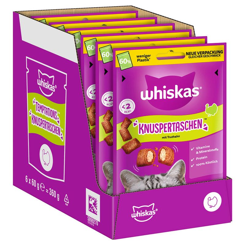 Whiskas Crunchy Pockets Turkey (60g)