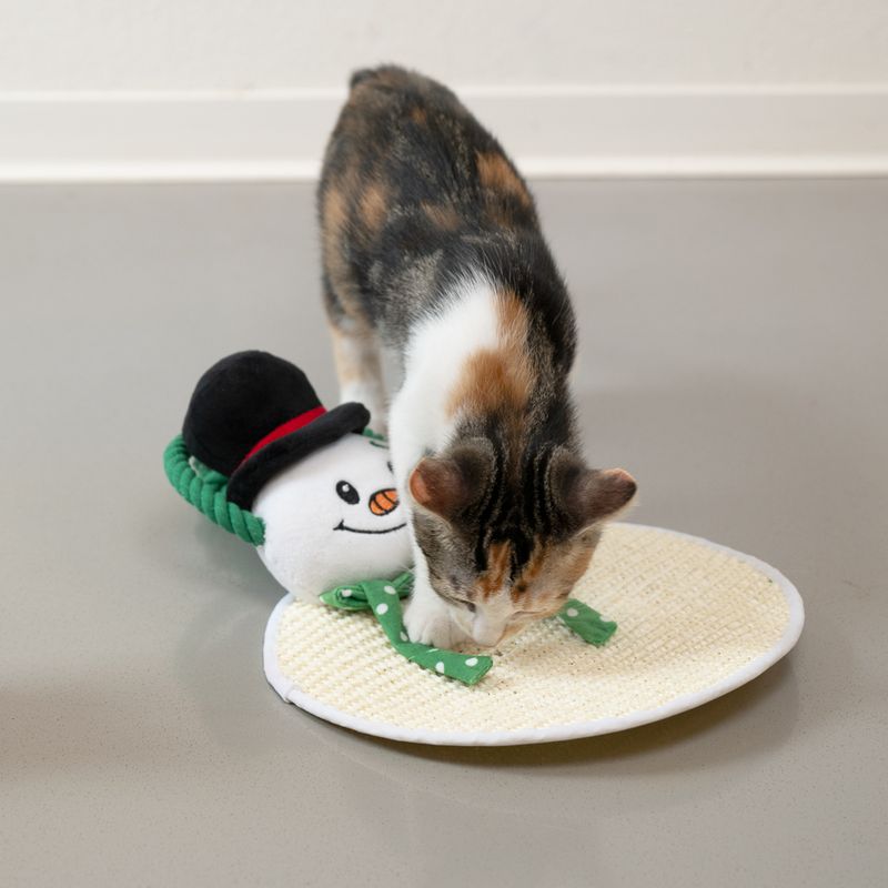 TIAKI Snowman Sisal Scratching Mat 1 Scratching Mat