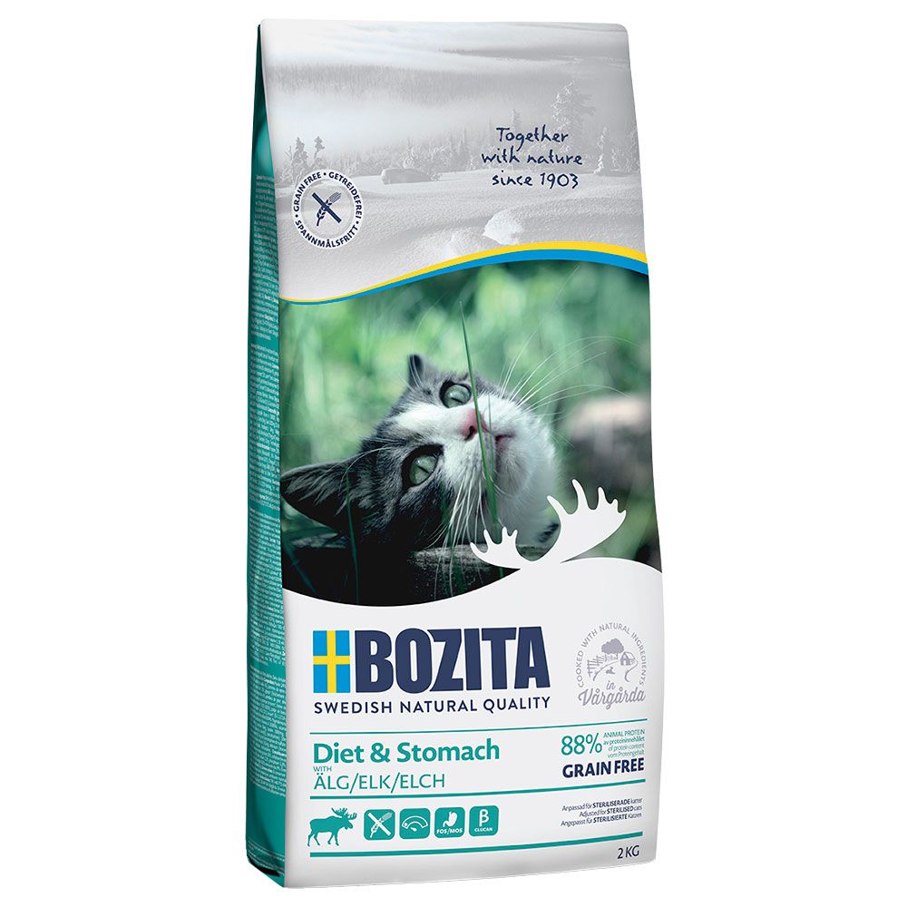Bozita Grain Free Diet & Stomach - Elk 2kg