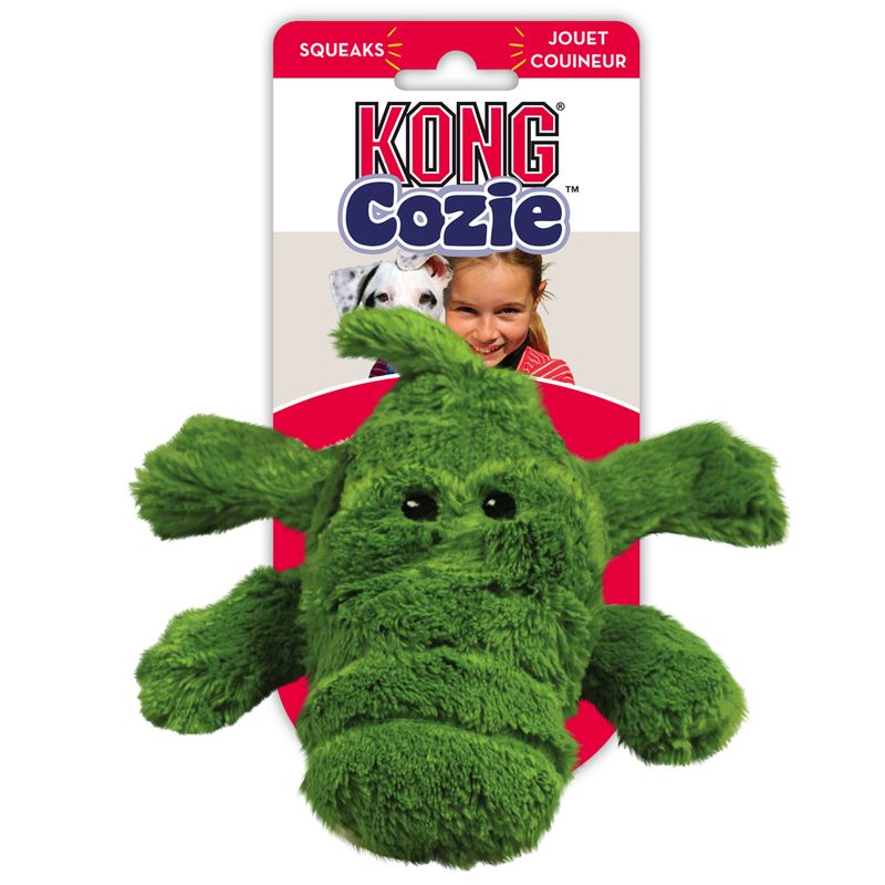 KONG Cozie Ali Alligator Size M: 25 x 23 x 8 cm (L x W x H)
