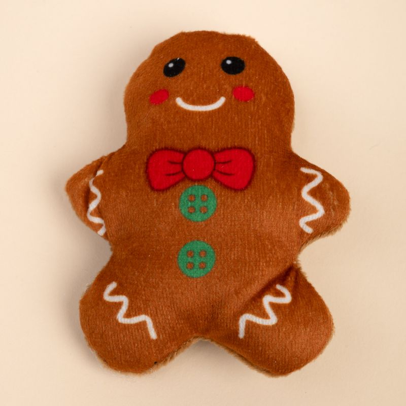 TIAKI Gingerbread Family Cat Toy Set Set of 3