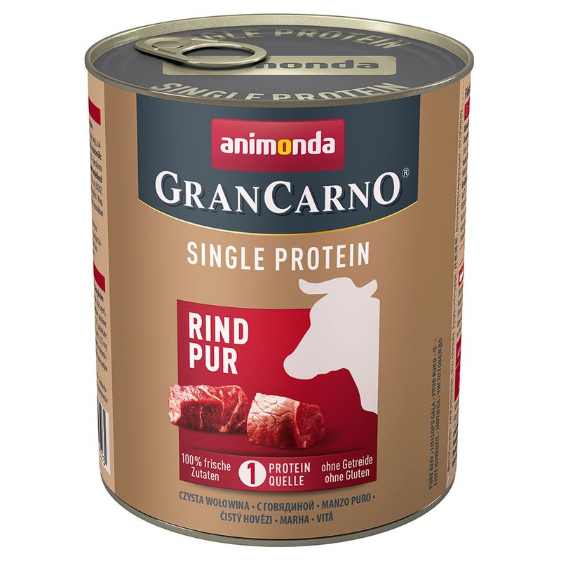animonda GranCarno Adult Single Protein Saver Pack 24 x 800g Pure Chicken