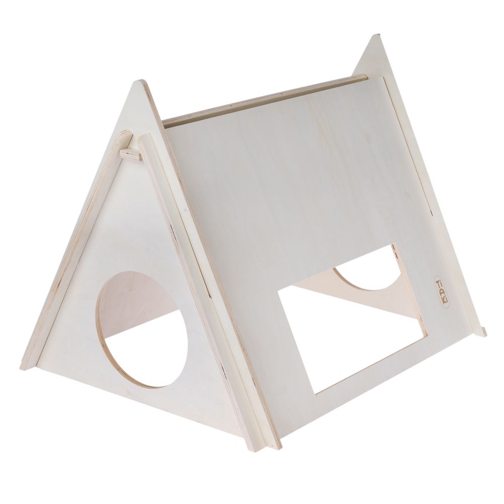 TIAKI Wooden Camping Tent for Small Animals 60 x 47 x 45cm (L x W x H)