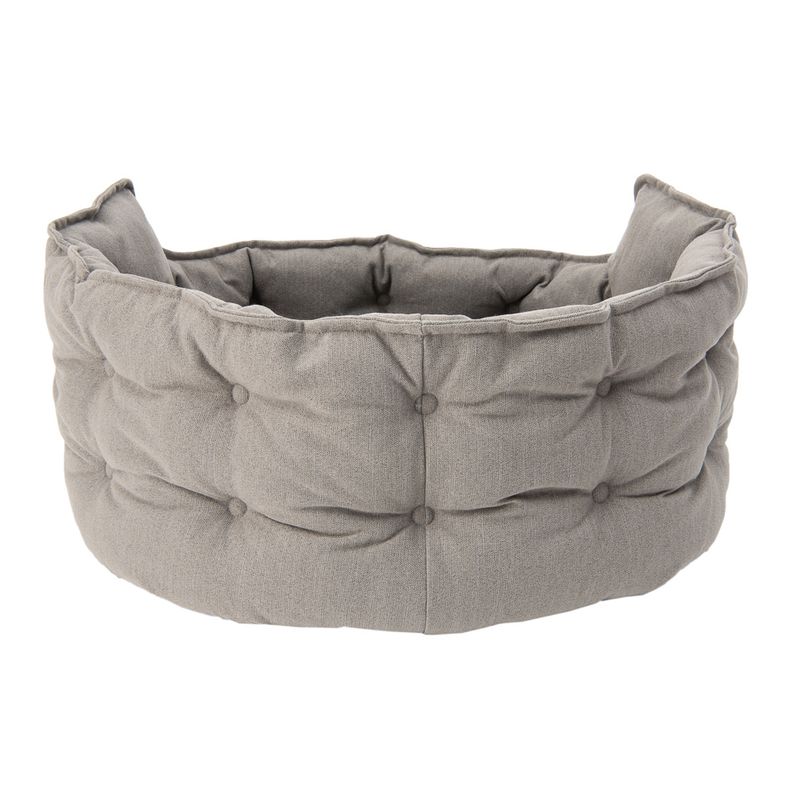 Cozy ecoLIFE Dog Bed Grey 64 x 60 x 30 cm (L x W x H)