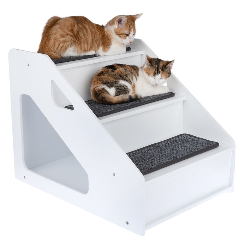 TIAKI Pet Stairs with Hiding Spot 60 x 44 x 45 cm (L x W x H)