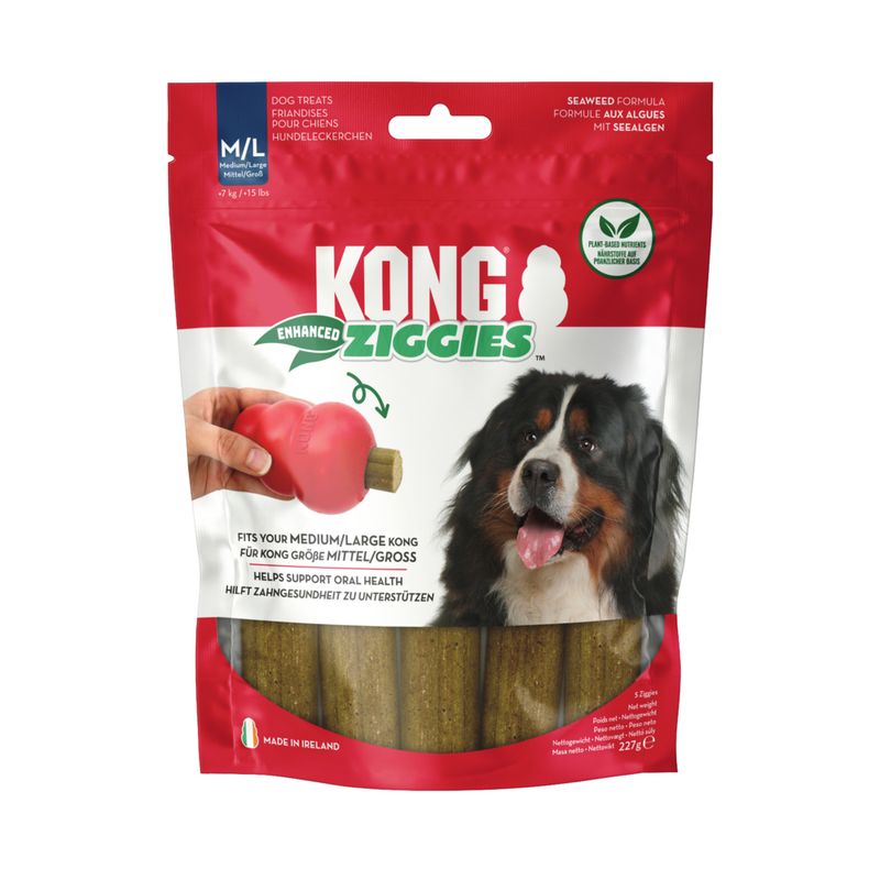 KONG Ziggies Enhanced Size S: Small Dogs 3 - 9 kg (198g)