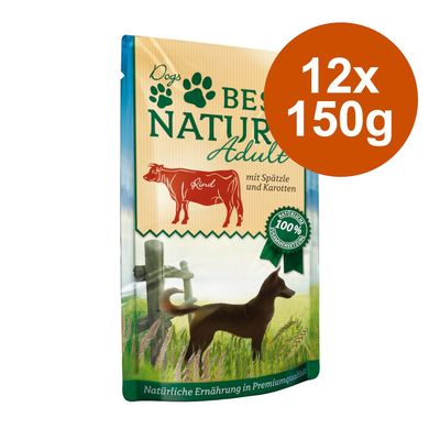 Best Nature Dog Adult 12 x 150g Beef & Spaetzle