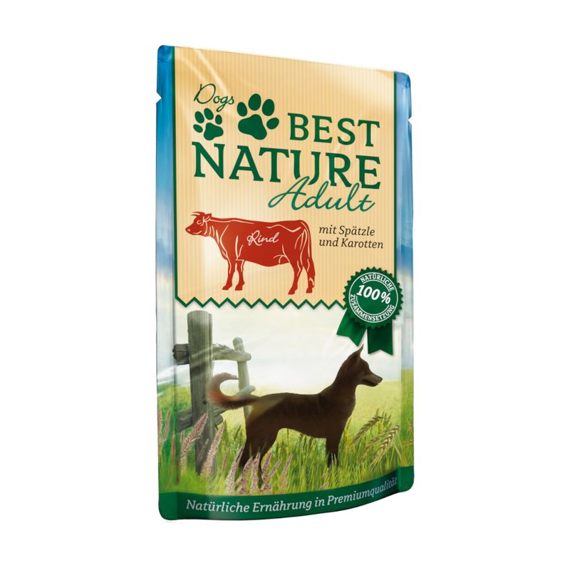 Best Nature Dog Adult 12 x 150g Beef & Spaetzle